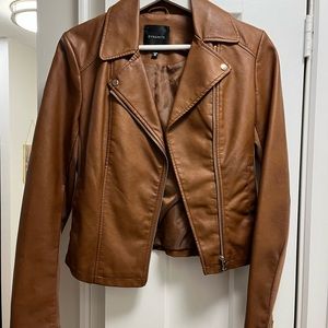 Dynamite Fitted Leather Jacket